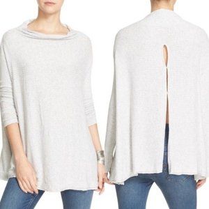 Free People  Lover Rib Split Back Pullover